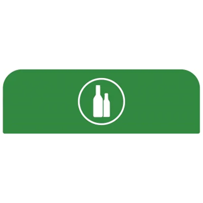 Rubbermaid Hinweisschild 48,9 x 20,36 cm (B x H) Glas Kunststoff
