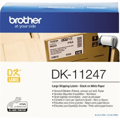 Brother Etikett DK11247 103x164mm weiß 180 St./Pack. Brother Etikett DK11247 103x164mm weiß 180 St./Pack.