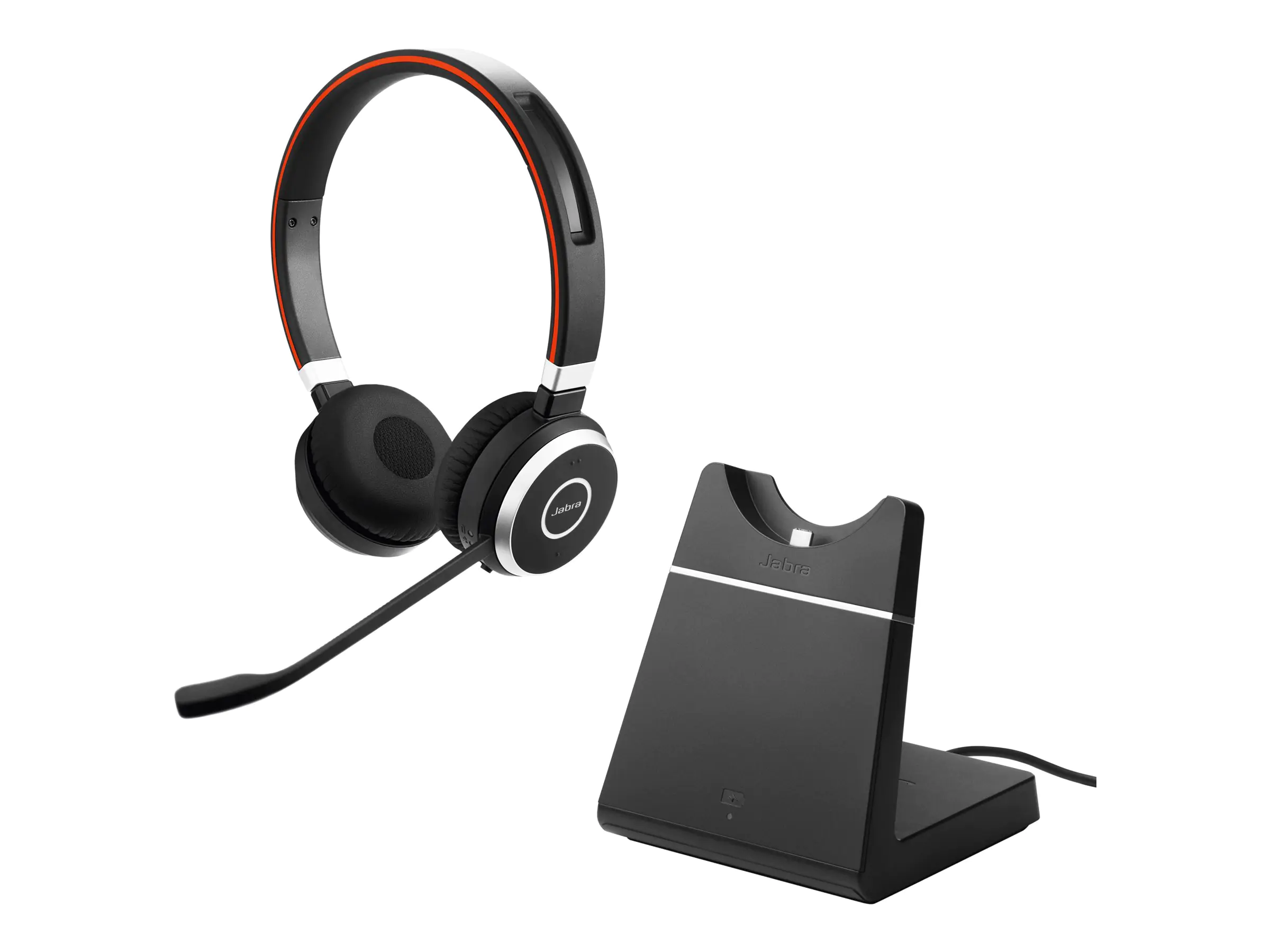 Jabra Evolve 65+ UC stereo - Headset - On-Ear - Bluetooth - kabellos - NFC - USB