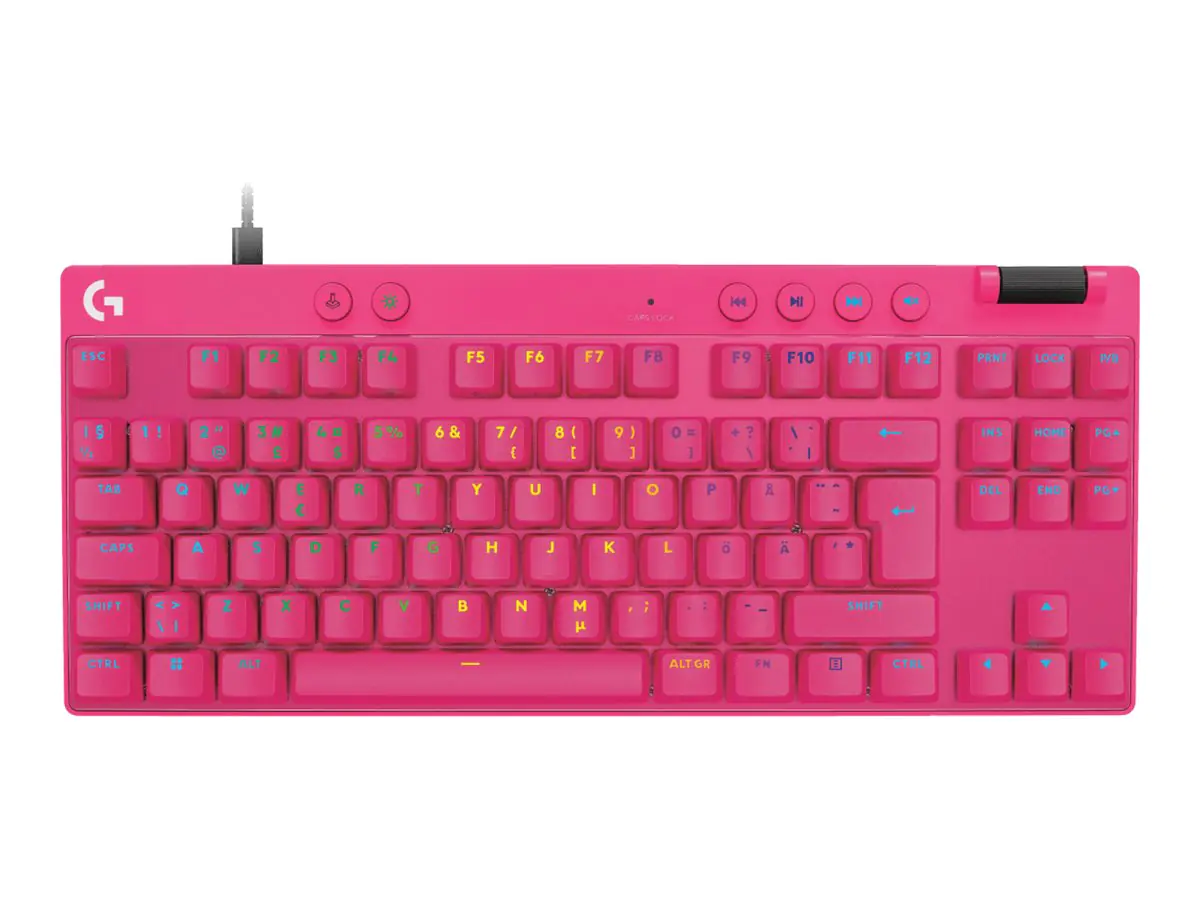 Logitech G PRO X RAPID - Tastatur - TKL - Hintergrundbeleuchtung - USB - QWERTY - Nordisch (