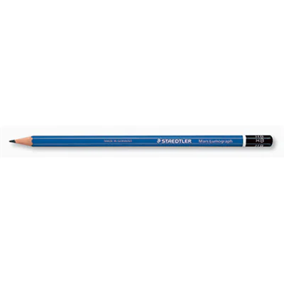 STAEDTLER Bleistift Mars Lumograph 100-HB 17,5cm HB Schaft blau STAEDTLER Bleistift Mars Lumograph 100-HB 17,5cm HB Schaft blau