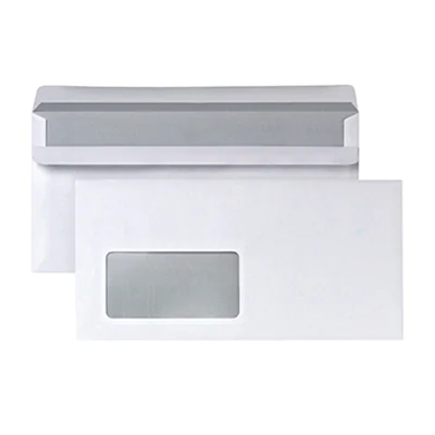 Briefumschlag DIN lang mF sk ws 1.000 St./Pack. Briefumschlag DIN lang mF sk ws 1.000 St./Pack.