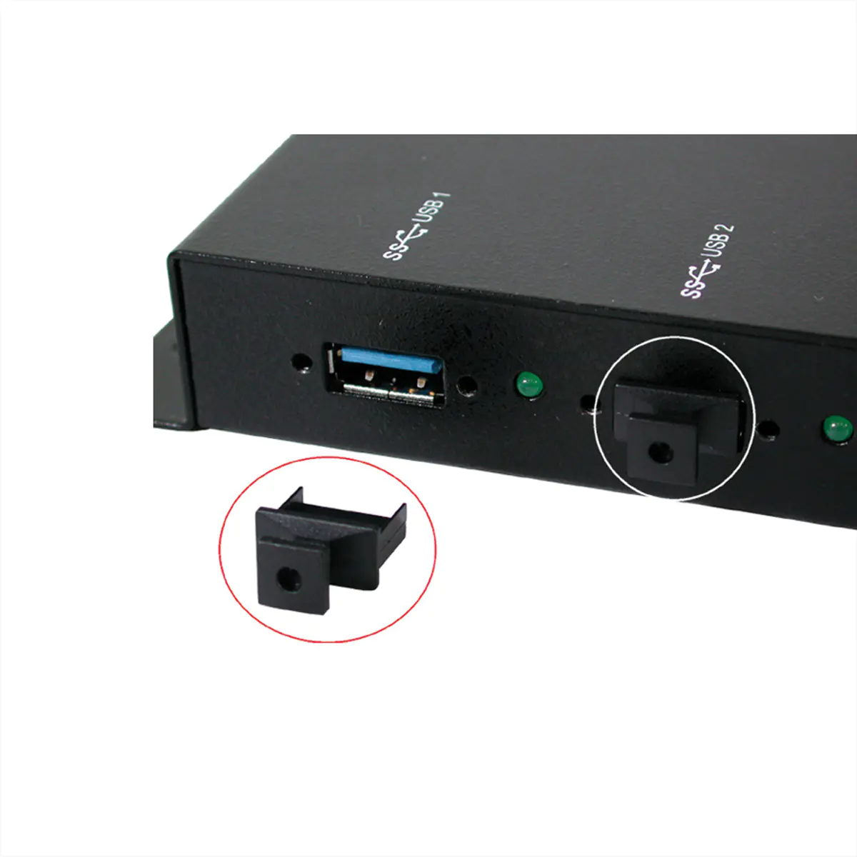 Exsys EX-1111 - Abdeckungsklappen für USB 3.0/2.0