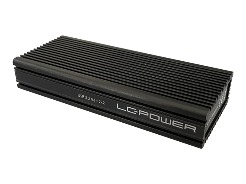 LC Power LC-M2-C-NVME-2X2 - Speichergehäuse - M.2 - M.2 NVMe Card - USB 3.2 (Gen 2x2) - Schwarz LC Power LC-M2-C-NVME-2X2 - Speichergehäuse - M.2 - M.2 NVMe Card - USB 3.2 (Gen 2x2) - Schwarz