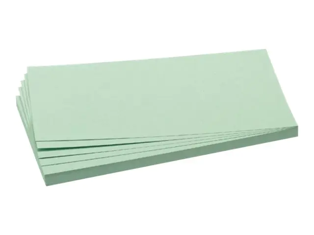 Franken GmbH FRANKEN - Moderationskarte - rechteckig - 9.5 x 20.5 cm - grün (Packung mit 500) UMZ 1020 19