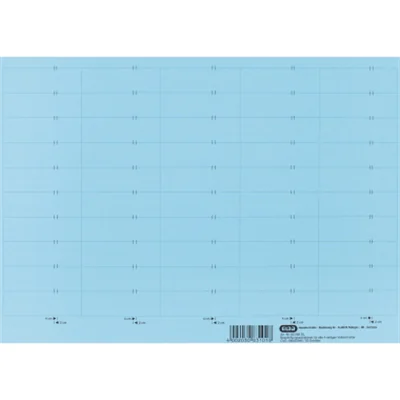 ELBA Beschriftungsschild 58 x 18 mm (B x H) 160g/m² Karton blau 500 St./Pack. ELBA Beschriftungsschild 58 x 18 mm (B x H) 160g/m² Karton blau 500 St./Pack.