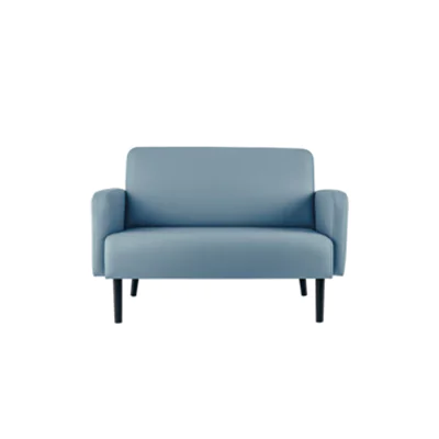 Paperflow Sofa easyChair LISBOA 1.240 x 830 x 815 mm (B x H x T) Kunstleder (79 % PVC, 21 % PES) blau