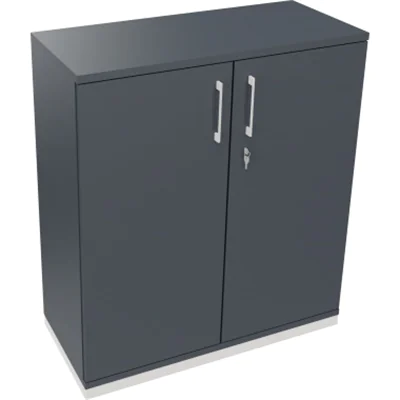 Flügeltürenschrank 3OH B1000xT442xH1133 ws/Lavagrau Flügeltürenschrank 3OH B1000xT442xH1133 ws/Lavagrau