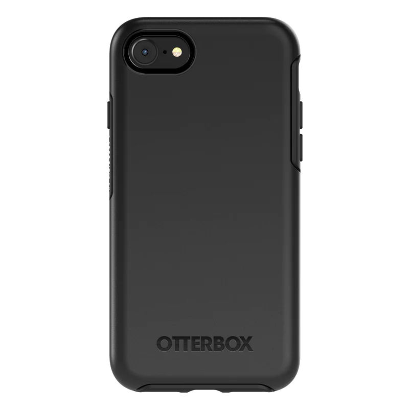OtterBox Symmetry Series Apple iPhone 7 - Hintere Abdeckung für Mobiltelefon - Polycarbonat, Kunstfaser - Schwarz - für Apple iPhone 7