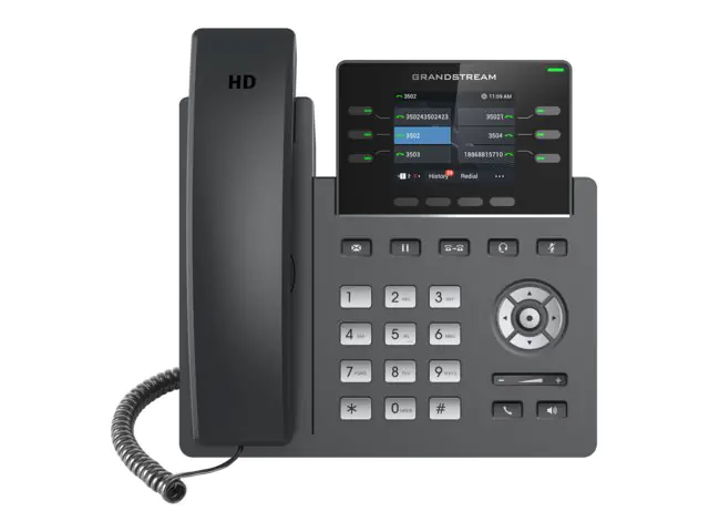 Grandstream GRP2613 - VoIP-Telefon mit Rufnummernanzeige/Anklopffunktion