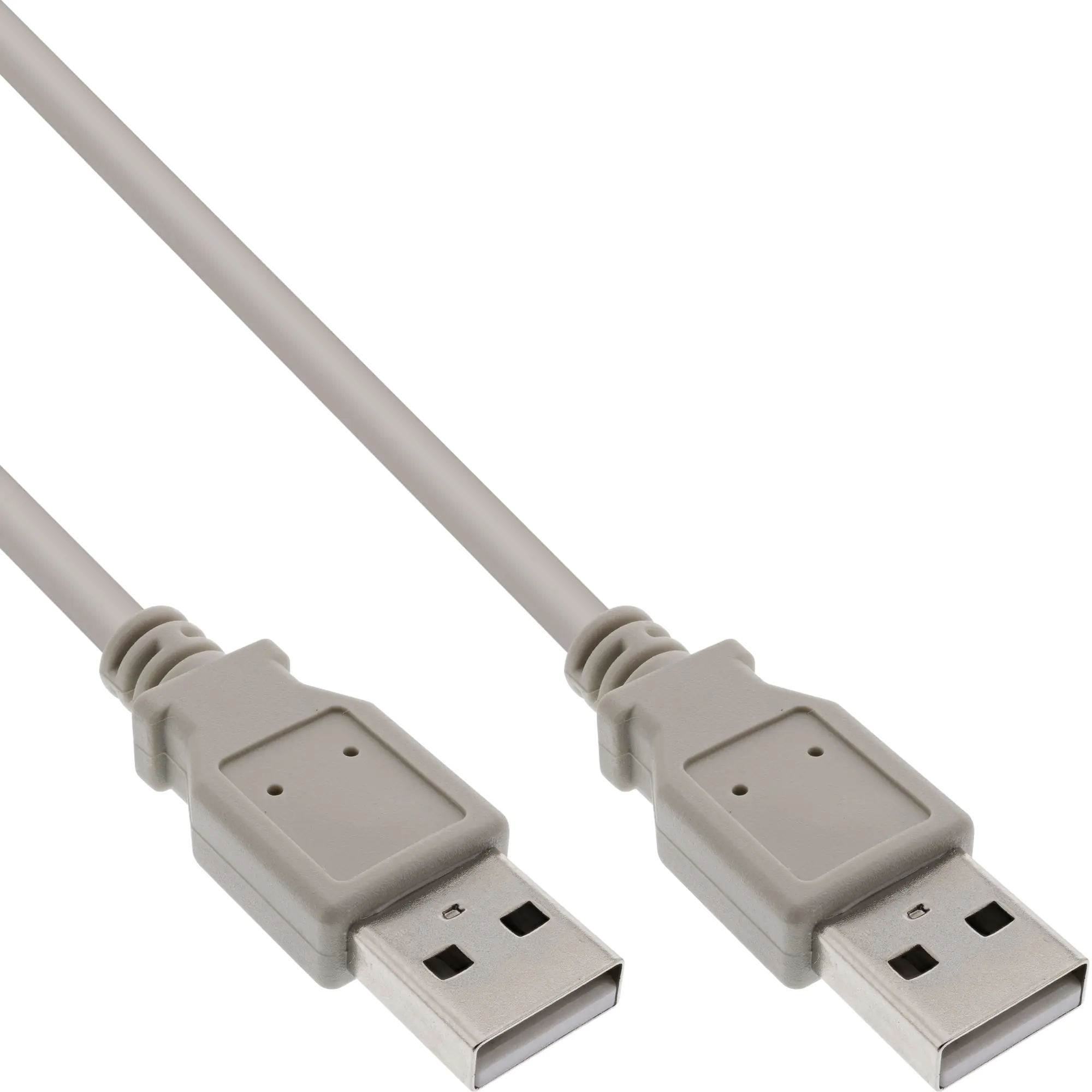 InLine - USB-Kabel - USB (M) zu USB (M) - 3 m - beige