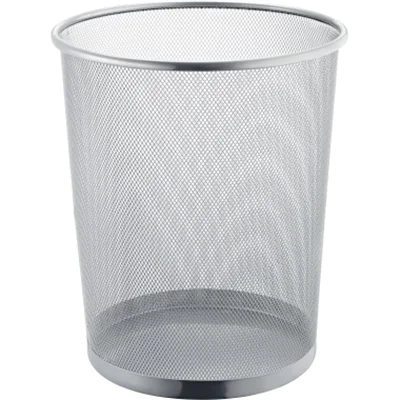 helit Papierkorb Mesh H2518500 26,5x28cm 15l rund Metall silber helit Papierkorb Mesh H2518500 26,5x28cm 15l rund Metall silber