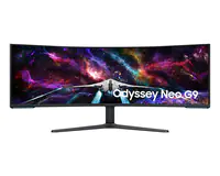Samsung Odyssey Neo G9 S57CG954NU - G95NC Series - QLED-Monitor - Gaming - gebogen - 144 cm (57") - 7680 x 2160 Dual UHD @ 240 Hz - VA - 1000 cd/m² - 2500:1 - DisplayHDR 1000 - 1 ms - 3xHDMI, DisplayPort - Schwarz, weiß