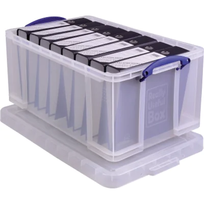 Really Useful Box Aufbewahrungsbox 64C 44x31x71cm 64l transparent Really Useful Box Aufbewahrungsbox 64C 44x31x71cm 64l transparent