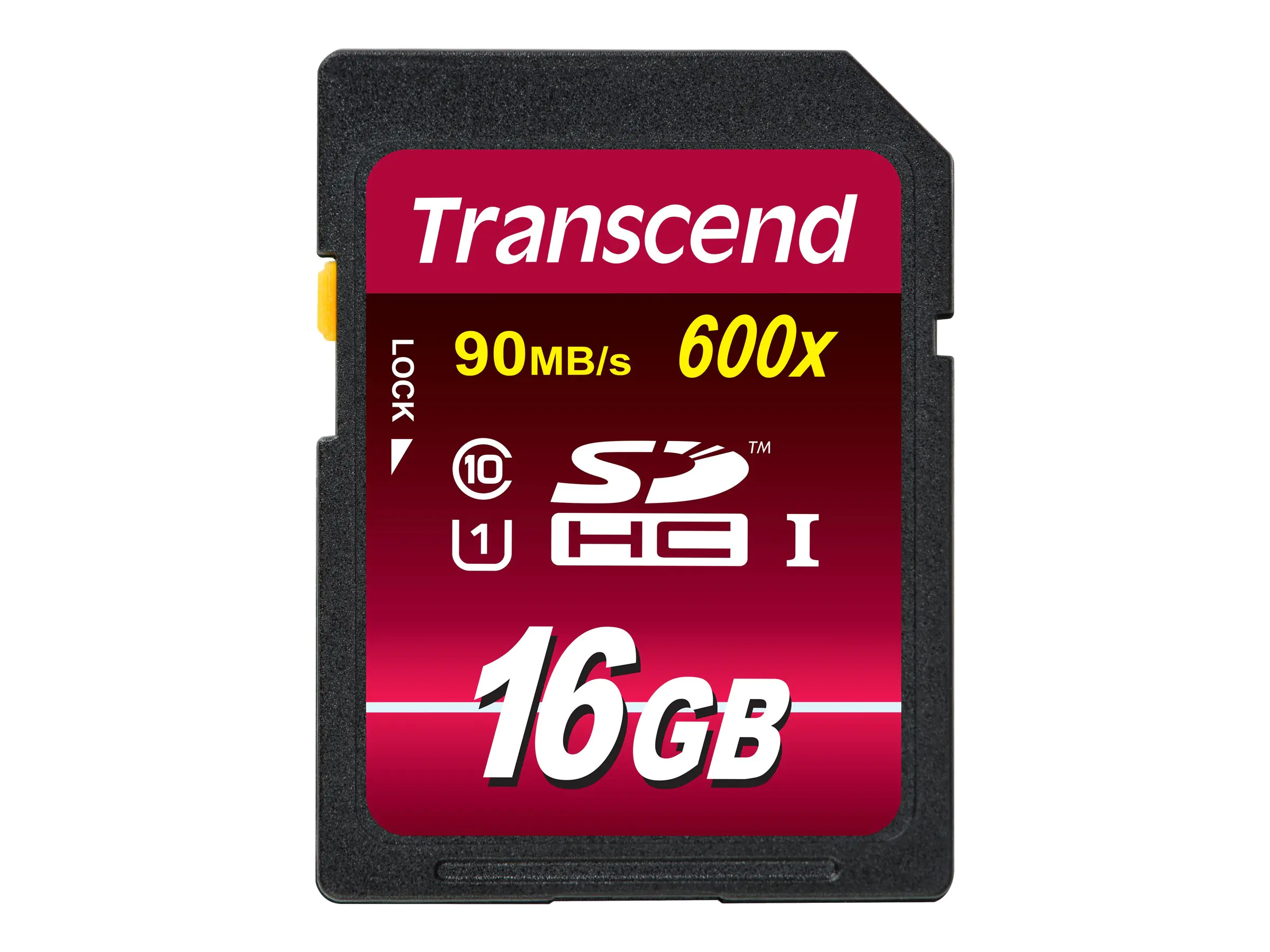 Transcend - Flash-Speicherkarte - 16 GB - Class 10 - SDHC UHS-I