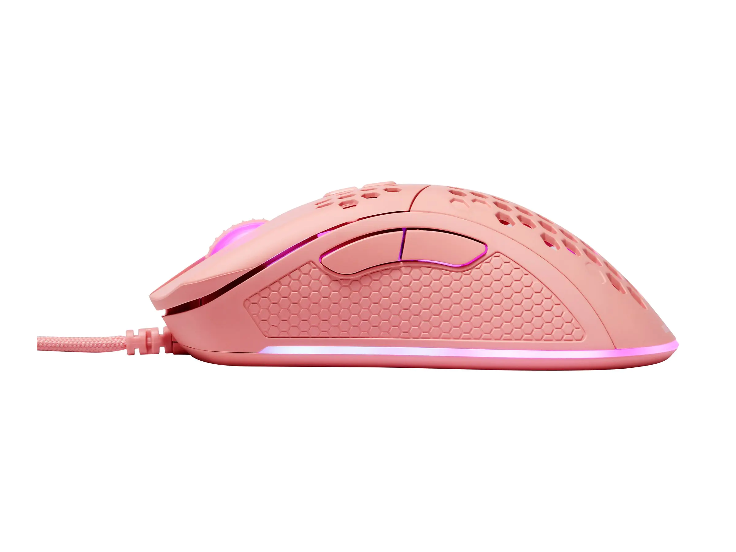 Deltaco Gaming Maus USB RGB pink - Maus - 6.400 dpi