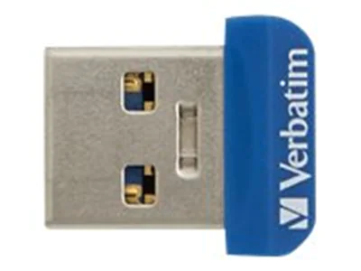 Verbatim Store 'n' Stay NANO - USB-Flash-Laufwerk - 64 GB - USB 3.0 - Blau Verbatim Store 'n' Stay NANO - USB-Flash-Laufwerk - 64 GB - USB 3.0 - Blau