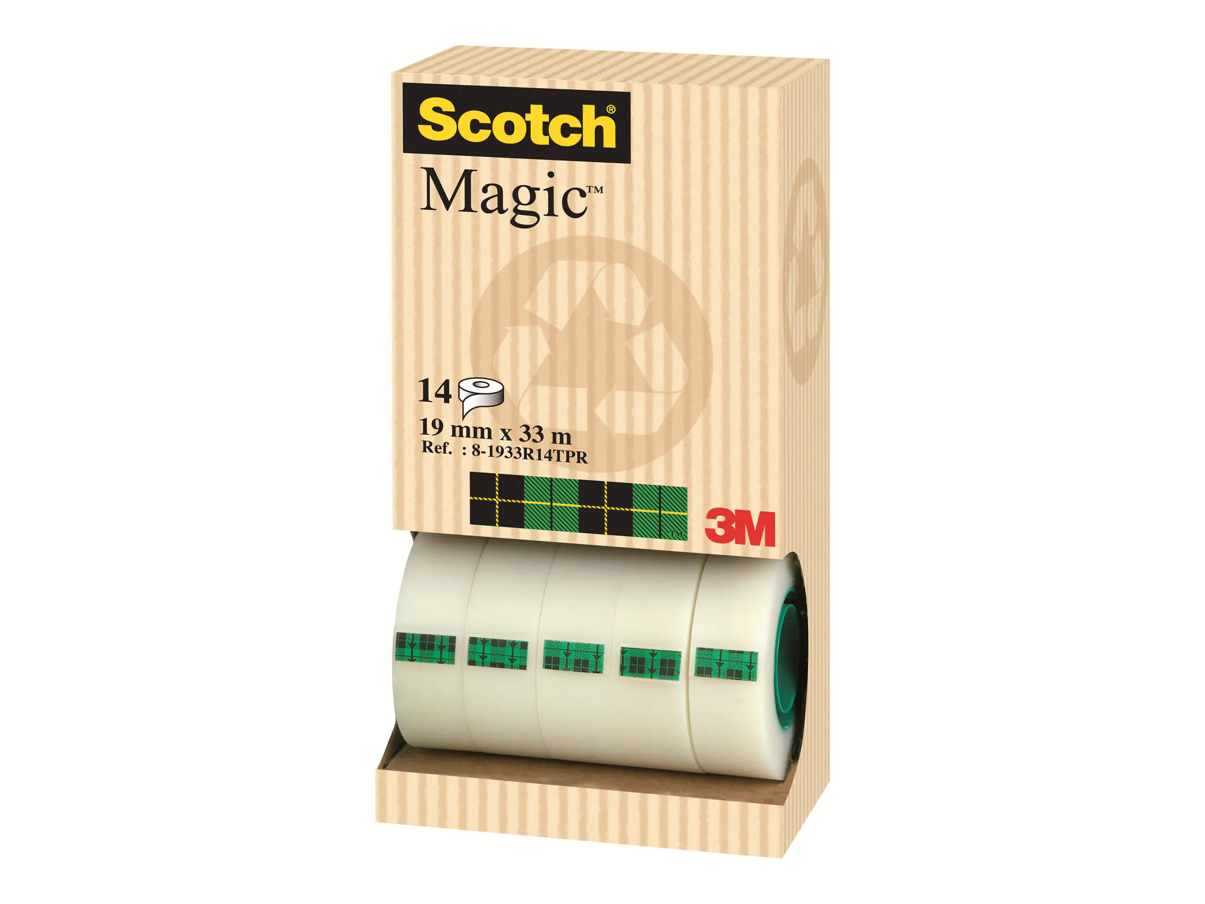 Scotch Klebeband Magic 8R14TPR 19mmx33m 14 St./Pack.