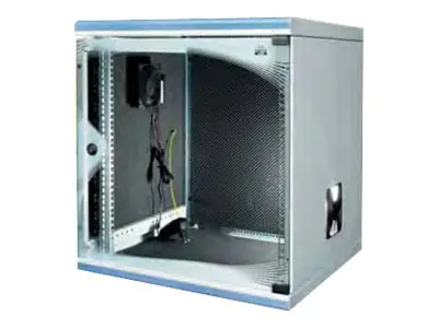 apraNET OptiRACK - Schrank Netzwerkschrank - Hellgrau, RAL 7035, RAL 5014, Taubenblau - 12U - 48.3 cm (19")