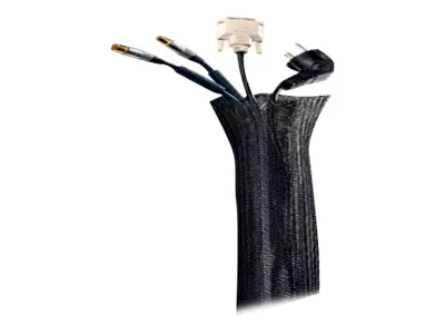 HAGOR KS - Kabelschlauch - dehnbar - 5 m - Schwarz