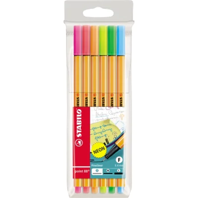 STABILO Fineliner point 88 88/6-1 sortiert 6 St./Pack. STABILO Fineliner point 88 88/6-1 sortiert 6 St./Pack.