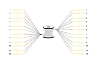 Digitus - Kabelpeitsche - LC/UPC Einzelmodus (S) zu LC/UPC Einzelmodus (S) - 75 m - Glasfaser - 9/125 Mikrometer - G.657.A1/OS2 - halogenfrei, innen/außen - Schwarz