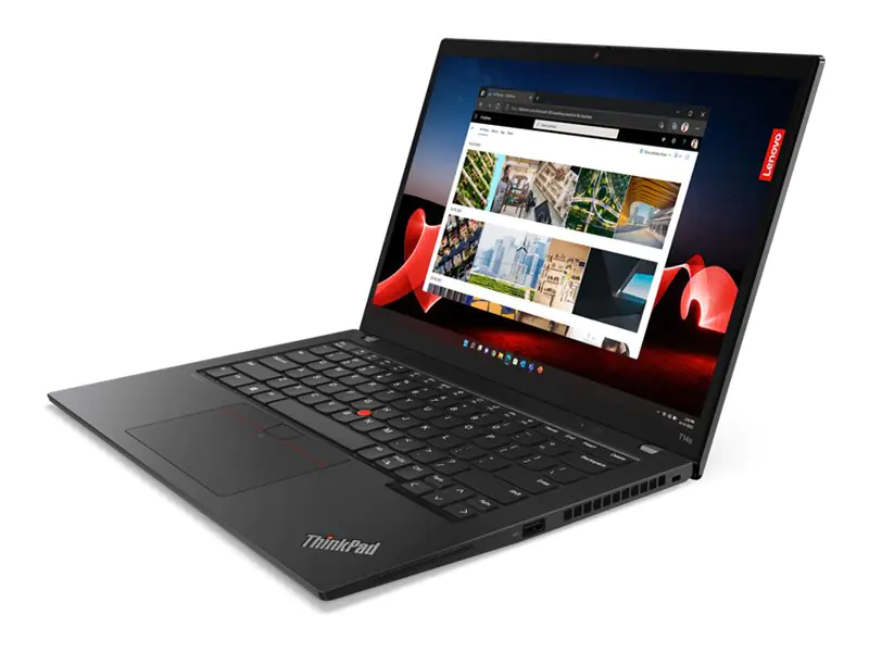 Lenovo ThinkPad T14s Gen 4 21F8 - 180°-Scharnierdesign - AMD Ryzen 5 Pro 7540U / 3.2 GHz - Win 11 Pro - Radeon 740M - 32 GB RAM - 512 GB SSD TCG Opal Encryption 2, NVMe - 35.6 cm (14") 21F8000KGE