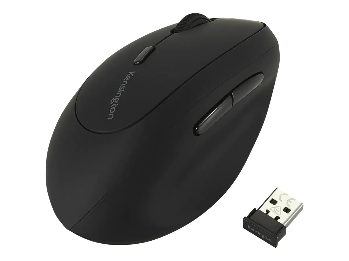 Kensington Pro Fit Ergo Wireless Mouse - Vertikale Maus - ergonomisch - Für Linkshänder - 6 Tasten - kabellos - 2.4 GHz Kensington Pro Fit Ergo Wireless Mouse - Vertikale Maus - ergonomisch - Für Linkshänder - 6 Tasten - kabellos - 2.4 GHz