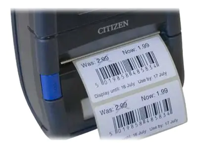 Citizen CMP-30II - Belegdrucker - Thermozeile - 8 cm Rolle - 203 dpi - bis zu 100 mm/Sek. - USB 2.0, seriell, Wi-Fi(n)