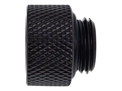 Alphacool Eiszapfen Connector Series Extension - Flüssigkühlsystemarmatur - Deep Black