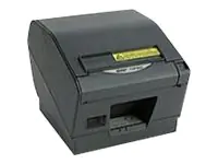 Star TSP 847IID - Belegdrucker - zweifarbig (monochrom) - Thermodirekt - Rolle (10,4 cm) - 203 dpi - bis zu 180 mm/Sek. - seriell - Cutter - Schneider, Abrisskante - Grau