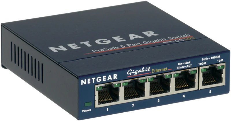 Netgear Switch GS105GE 5-port Desktop Netgear Switch GS105GE 5-port Desktop