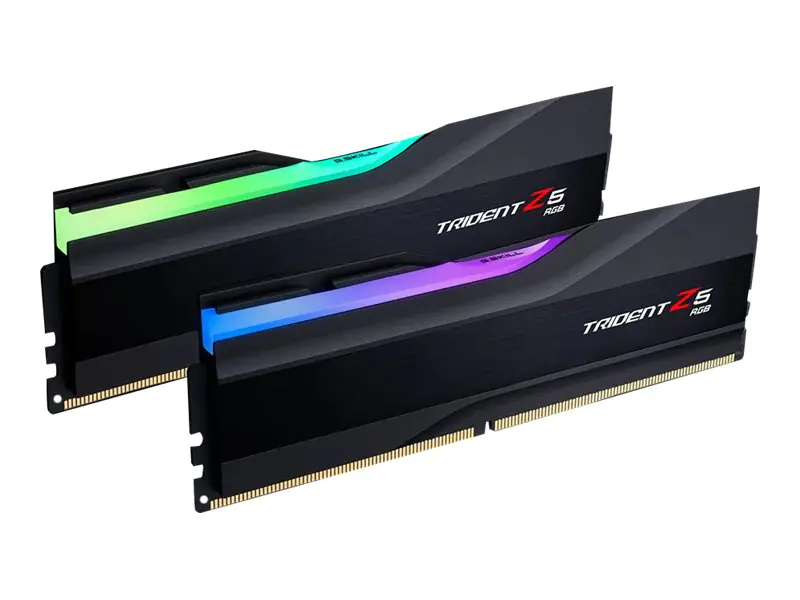 G.Skill Trident Z5 RGB - DDR5 - Kit - 64 GB: 2 x 32 GB - DIMM 288-PIN - 5600 MHz / PC5-44800 - CL28 - 1.35 V - ungepuffert - non-ECC - mattschwarz