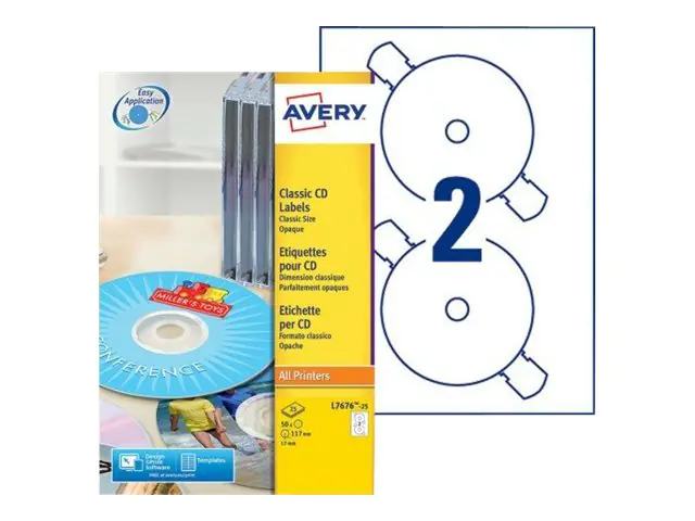 Avery Zweckform A L7676-25