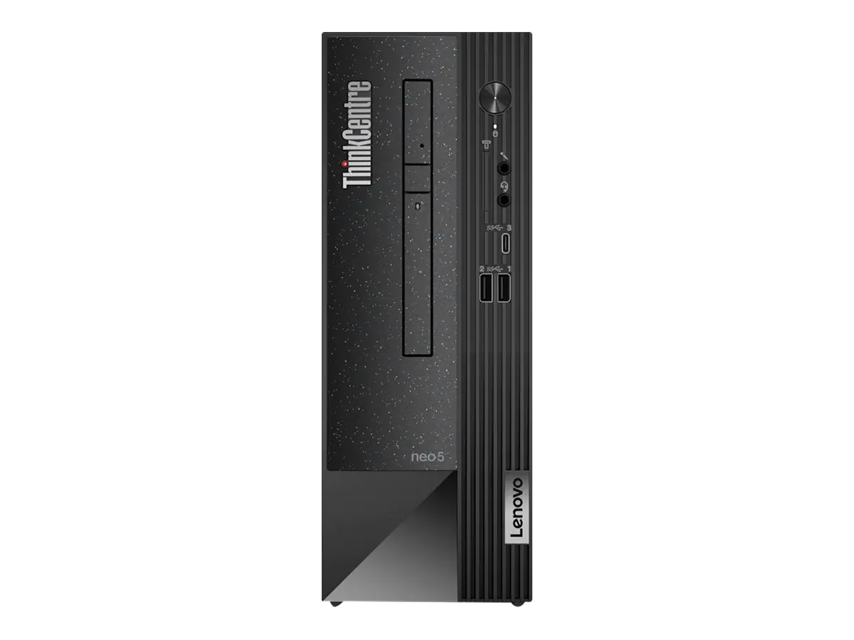 Lenovo ThinkCentre neo 50s 11SX - SFF - Core i5 12400 / 2.5 GHz - RAM 8 GB - SSD 256 GB - TCG Opal Encryption 2, NVMe - DVD-Writer - UHD Graphics 730 - 1GbE - Win 11 Pro - Monitor: keiner - Tastatur: Deutsch - Schwarz - Lenovo TopSeller - mit 1 Jahr Lenov