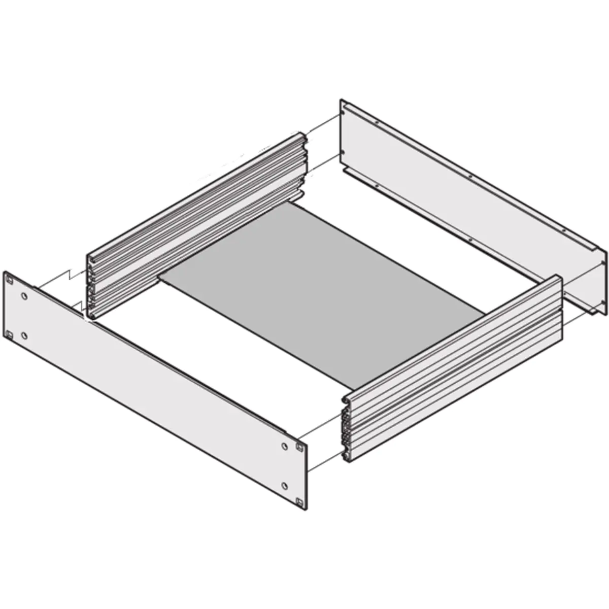 SCHROFF 20860107 19 Zoll Montagematerial