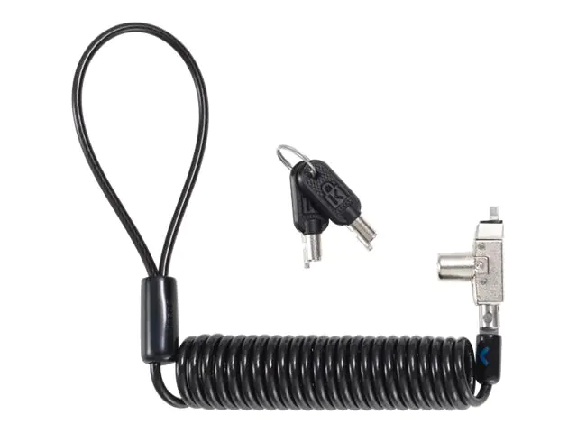Kensington Slim N17 2.0 Portable Keyed Laptop Lock for Wedge Shaped Slots - Sicherheitskabelschloss - 1.83 m