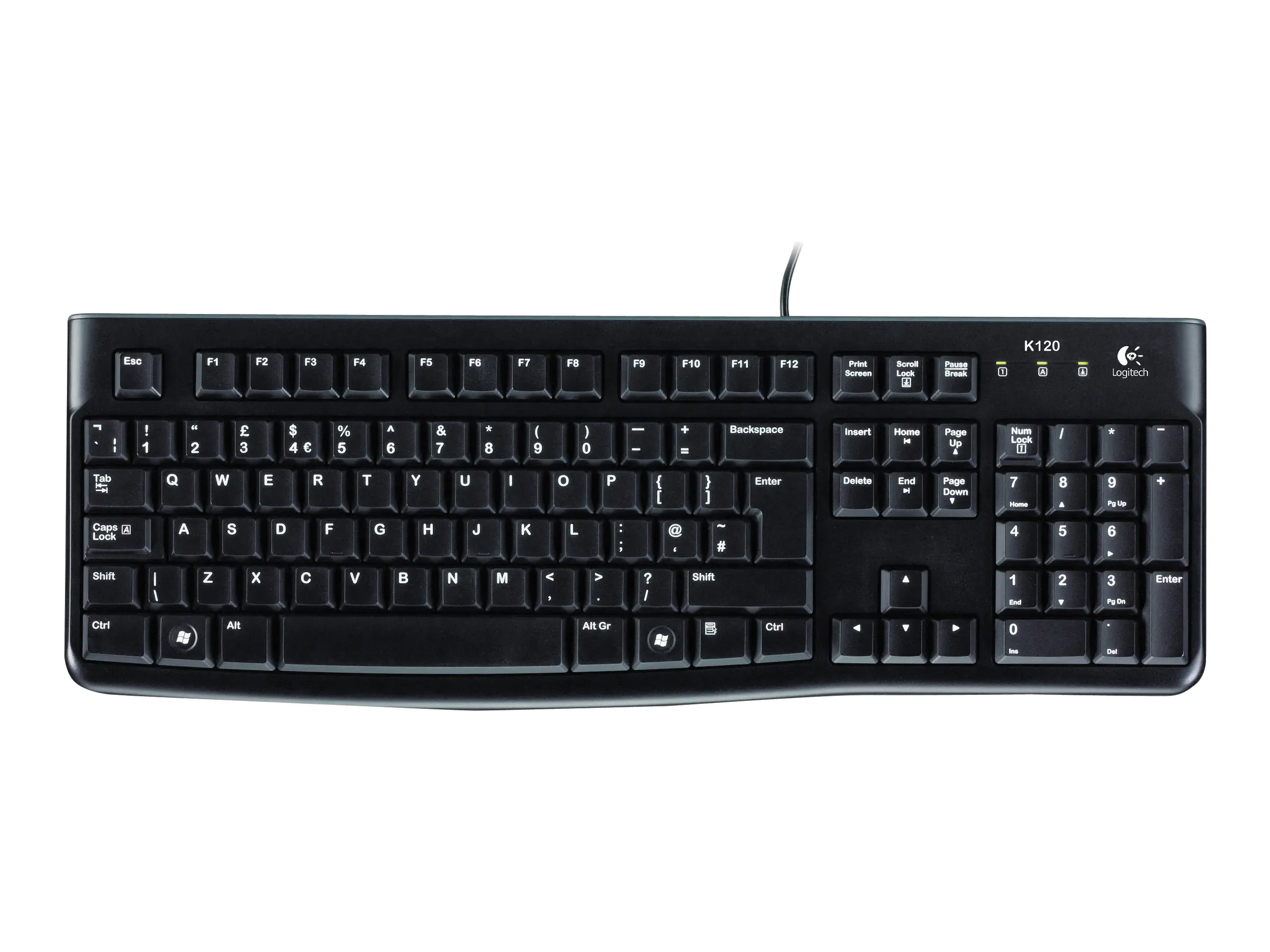 Logitech Desktop MK120 - Tastatur-und-Maus-Set - USB - Slowenisch