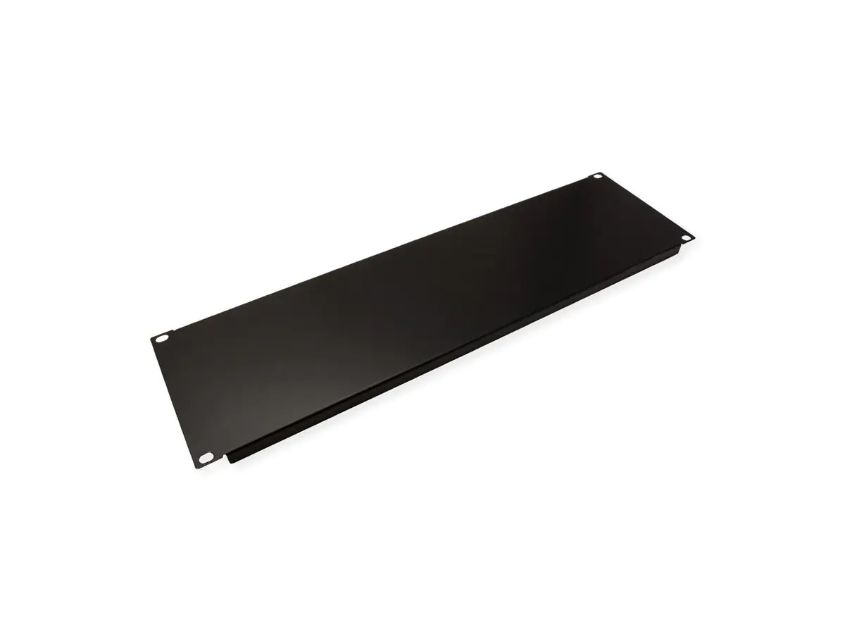 VALUE Blindabdeckung - RAL 9005, Schwarz - 3U - 48.3 cm (19") 26.99.0300