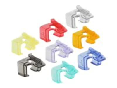 DeLOCK RJ45 Repair Clip Starter Set - Netzwerkanschluss Reparatur-Clip - diverse Farben (Packung mit 16)