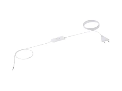 Bachmann - Stromkabel - Eurostecker zu ohne Stecker - 250 V - 2.5 A - 1.8 m - geformt - Schwarz - Europa
