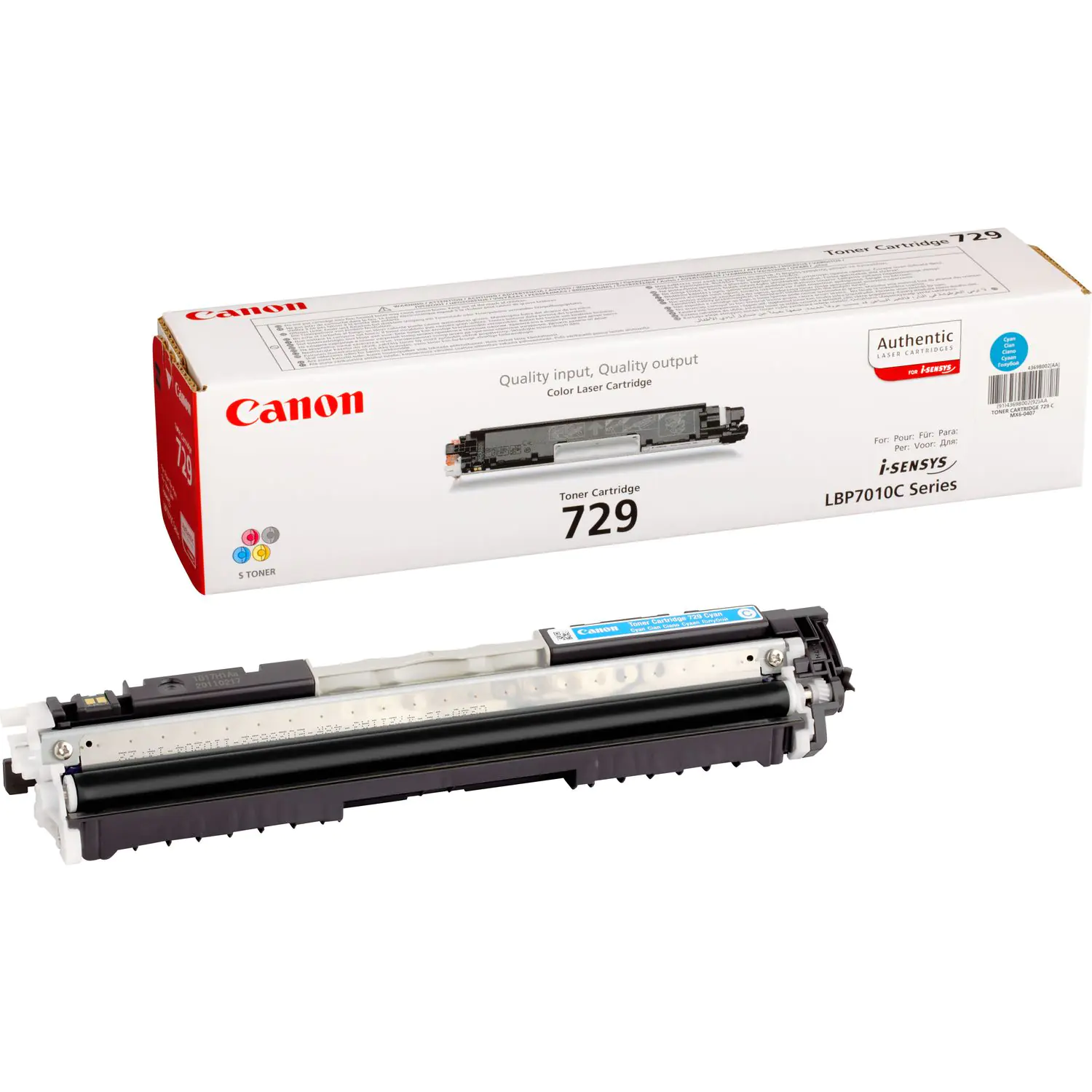 Canon 729 C - Cyan - Original - Tonerpatrone - für i-SENSYS LBP7010C, LBP7018C