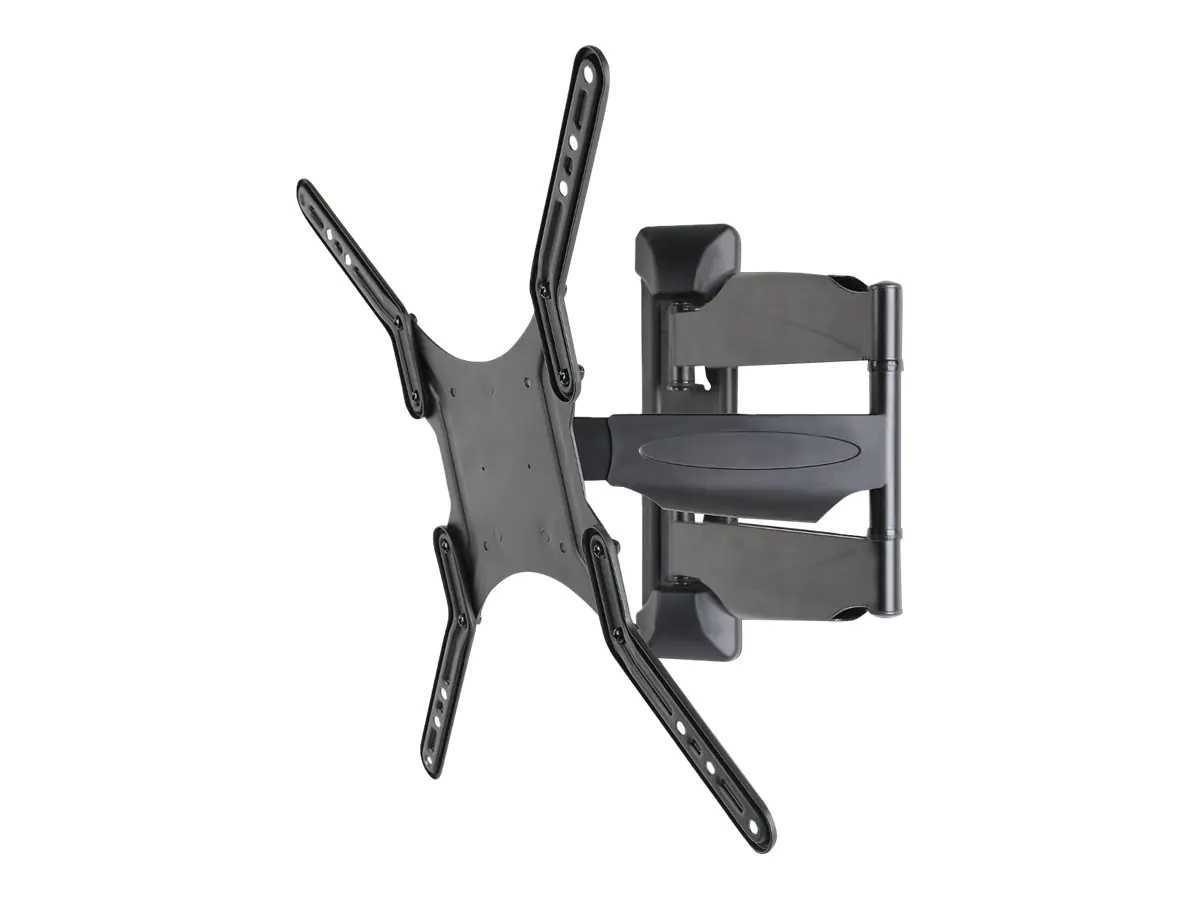 Techly Befestigungskit (Schnittstellengabel, 3 Gelenke, Schwenkarm-Wandhalterung) - für LCD-Display - Schwarz - Bildschirmgröße: 58.4-139.7 cm (23"-55") ICA-PLB-171M