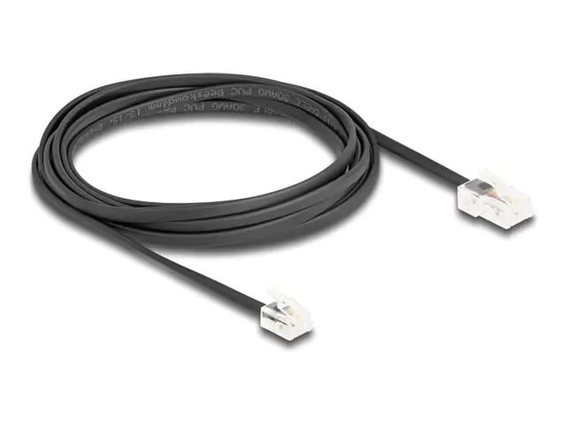 Delock - Telefonkabel - RJ-45 (M) zu RJ-11 (M) - 3 m - Schwarz