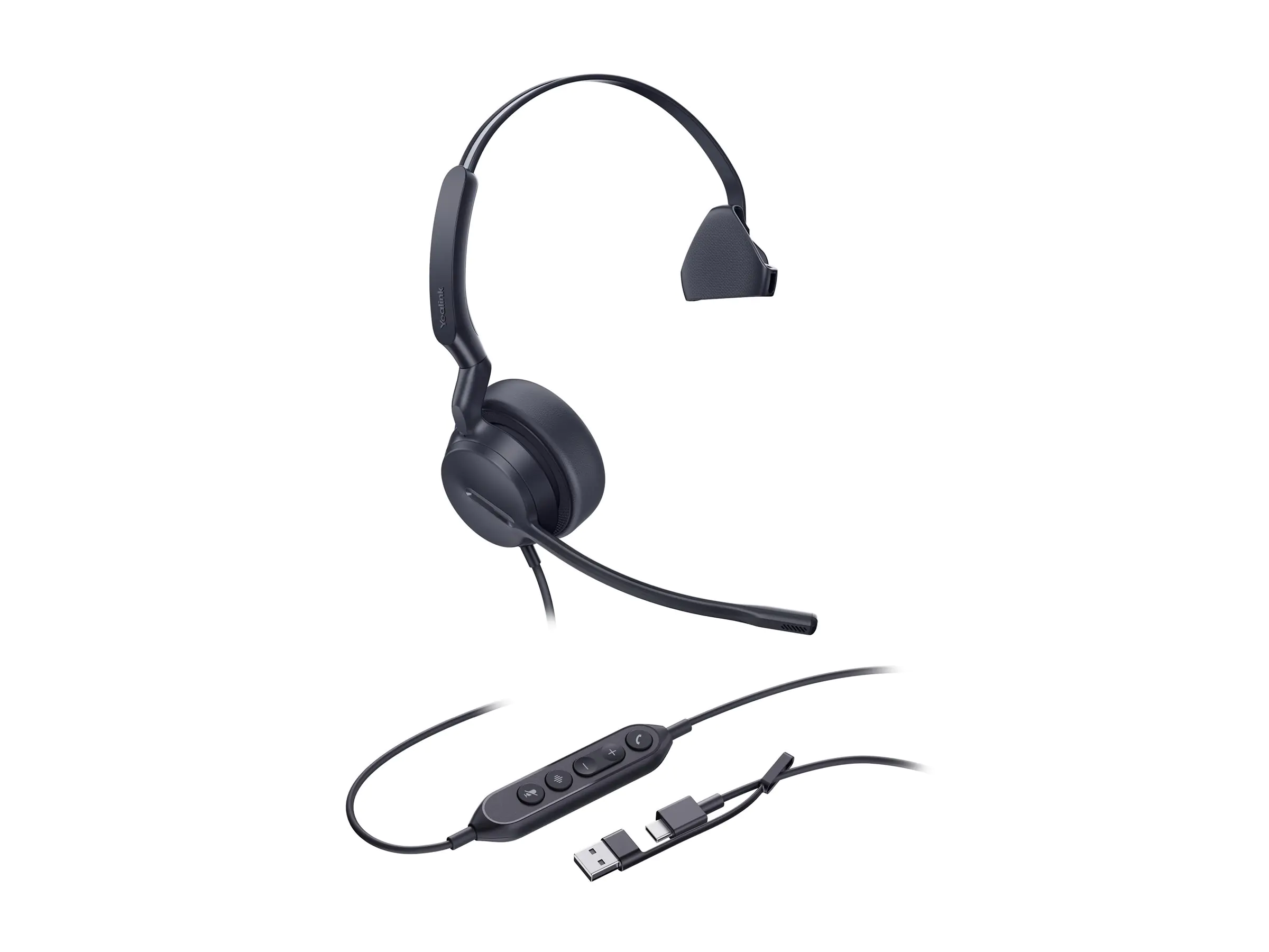Yealink Headset UH44 Mono Teams USB-C/A - Headset - Mono