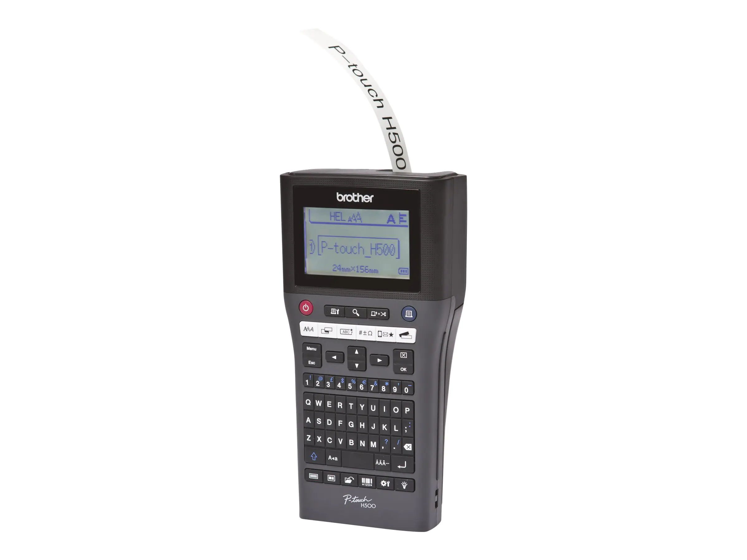 Brother P-Touch PT-H500 - Beschriftungsgerät - s/w - Thermotransfer - Rolle (2,4 cm) PTH500ZG1