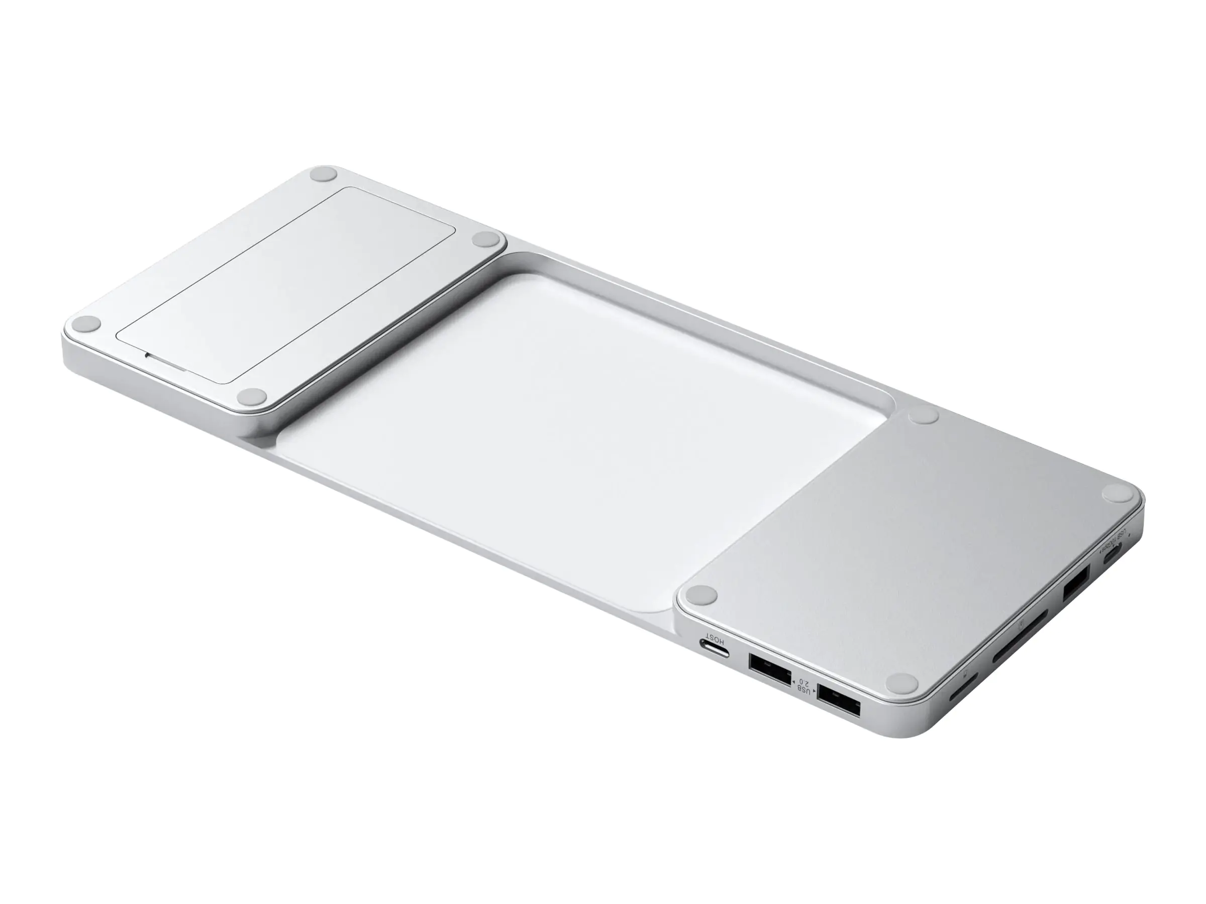 Satechi ST-UCISDS - Kabelgebunden - USB 3.2 Gen 2 (3.1 Gen 2) Type-C - Silber - MicroSD (TransFlash)