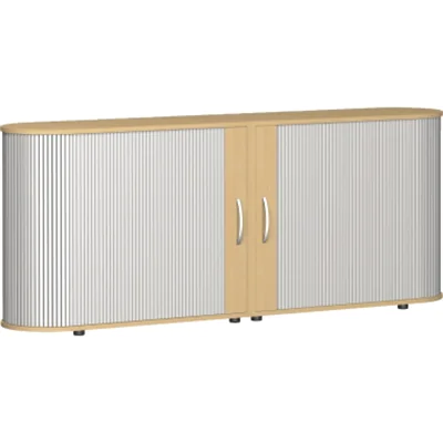 Geramöbel Rollladenschrank Flex S-382104-SB 2OH 200x80x40cm bu/si Geramöbel Rollladenschrank Flex S-382104-SB 2OH 200x80x40cm bu/si