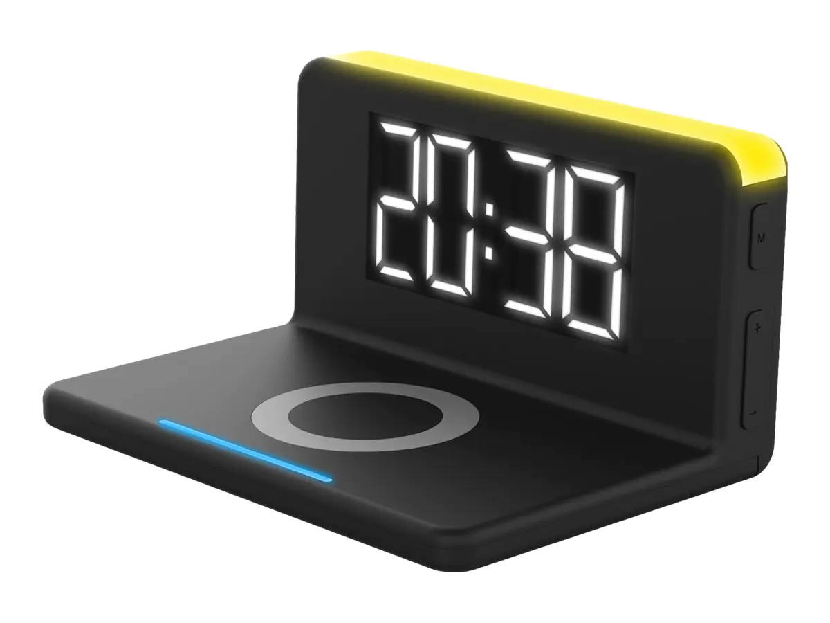 TERRATEC ChargeAir clock! - Induktive Ladematte - 10 Watt (USB)