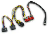 Inter-Tech 88882193 - ATX (20-pin) - SATA 15-pin + Molex (4-pin) - Gerade - Gerade - Mehrfarbig - 3